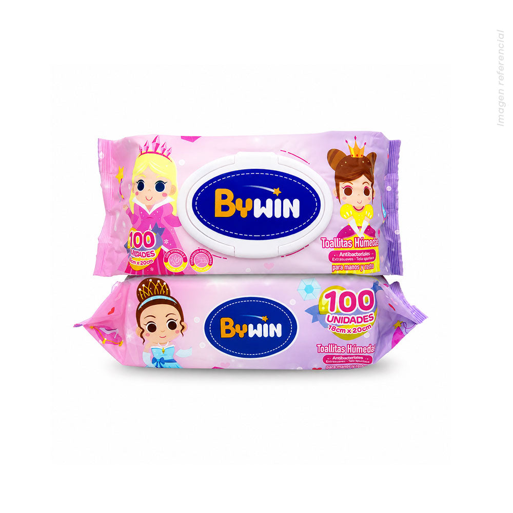 PAÑO HUMEDO BYWIN 100+100 UND