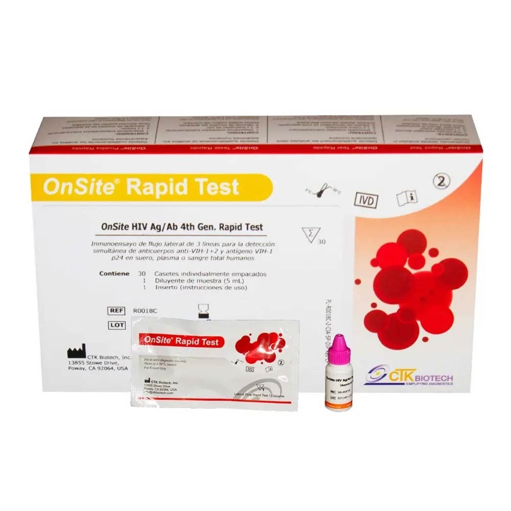 HIV 4TA GENERACION CTK CAJA X 30 UND