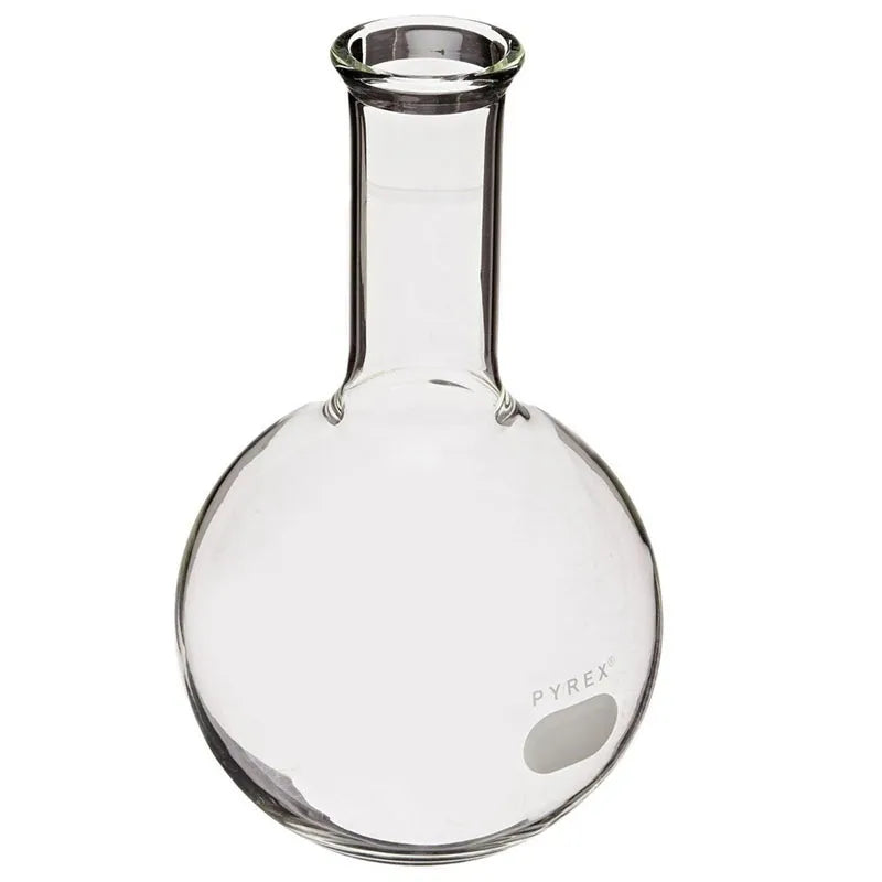 BALON DE FONDO PLANO VIDRIO DE 120 ML - PYREX