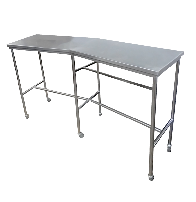 MESA ANGULAR DE ACERO INOXIDABLE PARA INSTRUMENTAL (M-89)