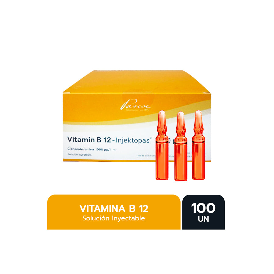 VITAMINA B12 INJEKTOPAS 1 ML AMP. PASCOE - UND