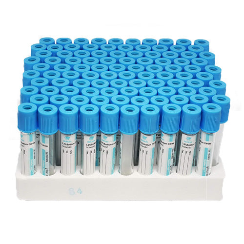 TUBO CELESTE 3.6 ML - CITRATO Paquete x 100 und