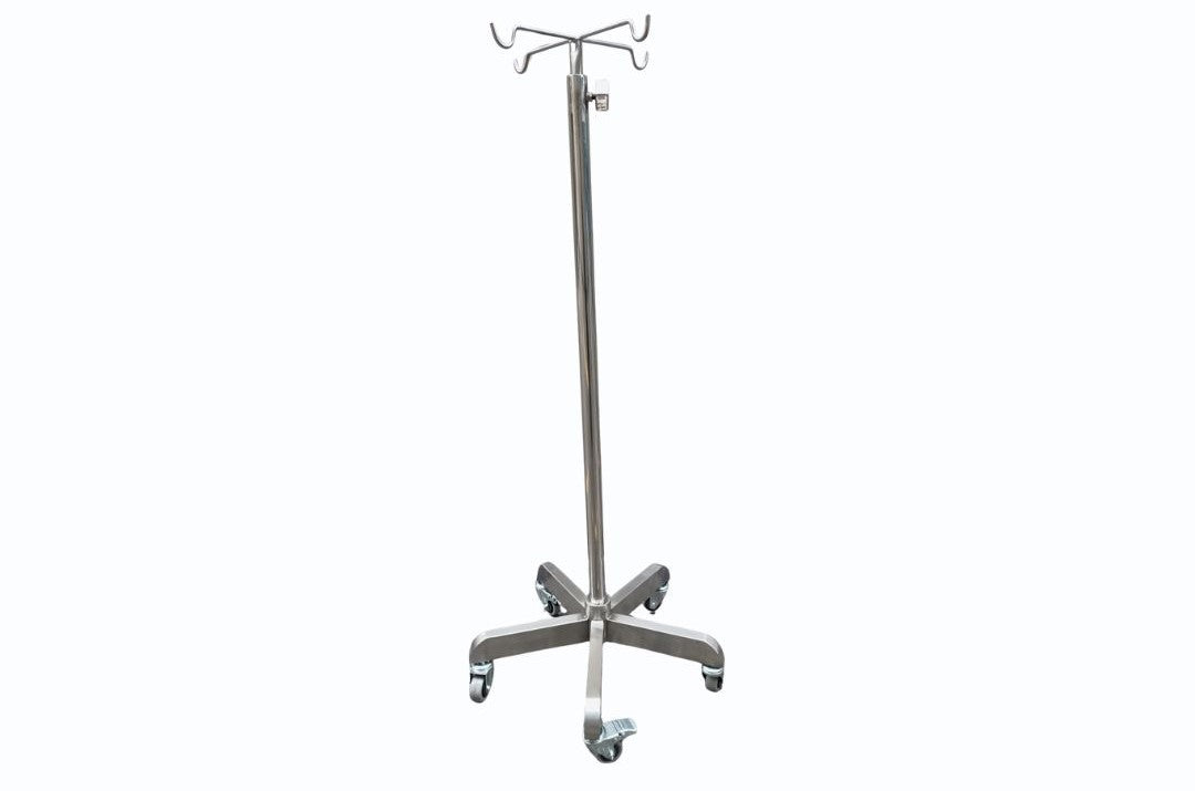 PORTA SUERO METALICO RODABLE (M-105)