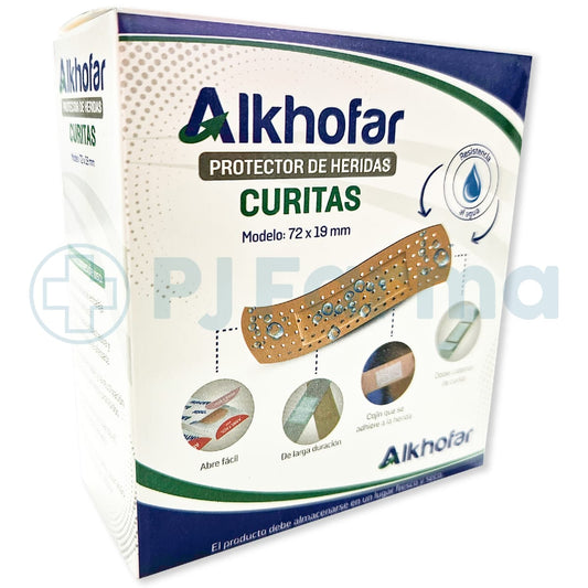 CURITAS / PROTECTOR DE HERIDAS CAJA X 100 UND