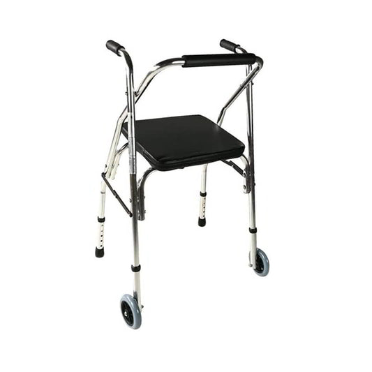 Andador Ortopédico - Asiento Rígido - Plegable - 2 Rueda