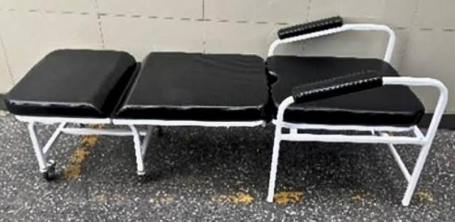 SILLON METALICO CONFORTABLE RECLINABLE PARA REPOSO (M-42)