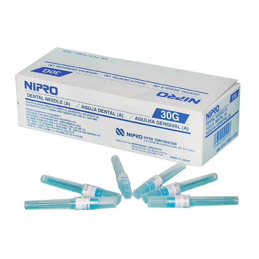 AGUJA DENTAL 30GX21MM - NIPRO Caja x 100 und