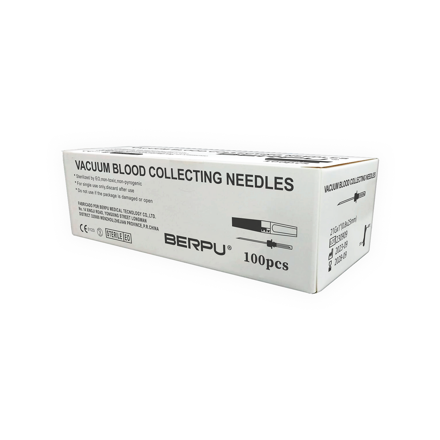 AGUJA VACUTEINER-BERPU X 100 UND