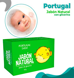 JABON GLICERINA X 80GR - PORTUGAL BEBE/RUDA X 6 UND