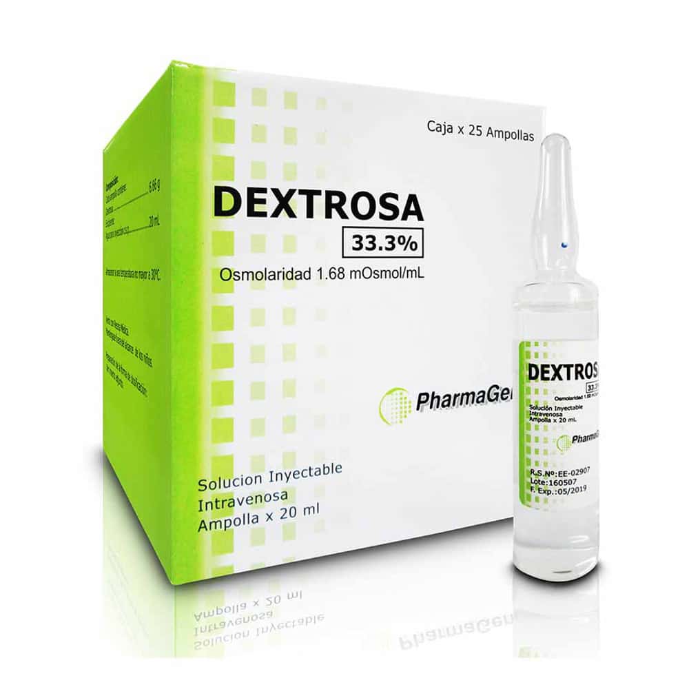 DEXTROSA AL 30 % AMPOLLA