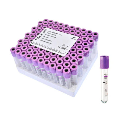 TUBO LILA 3.0 ML Paquete x 100 und