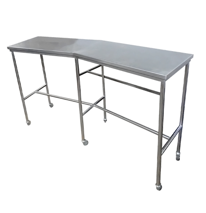 MESA ANGULAR DE ACERO INOXIDABLE PARA INSTRUMENTAL (M-89)