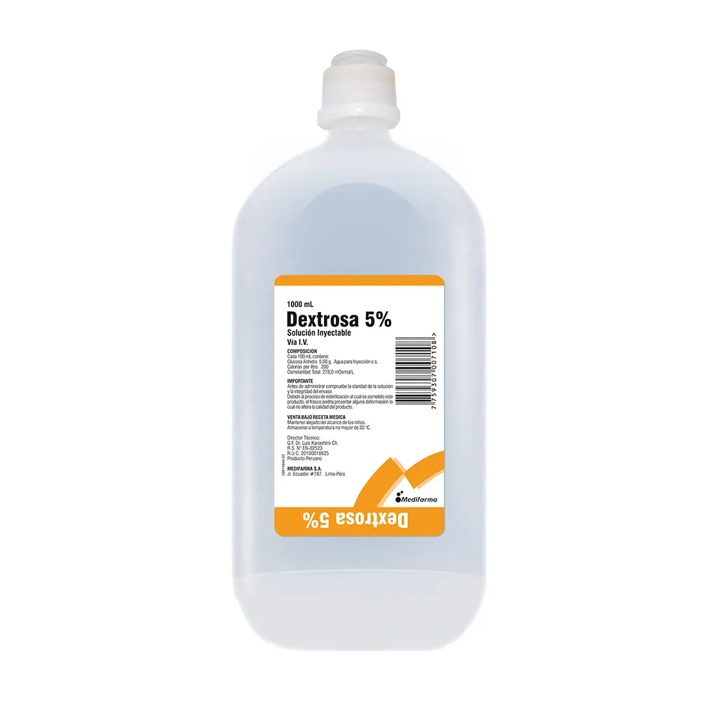 DEXTROSA AL 5% 1000 ML