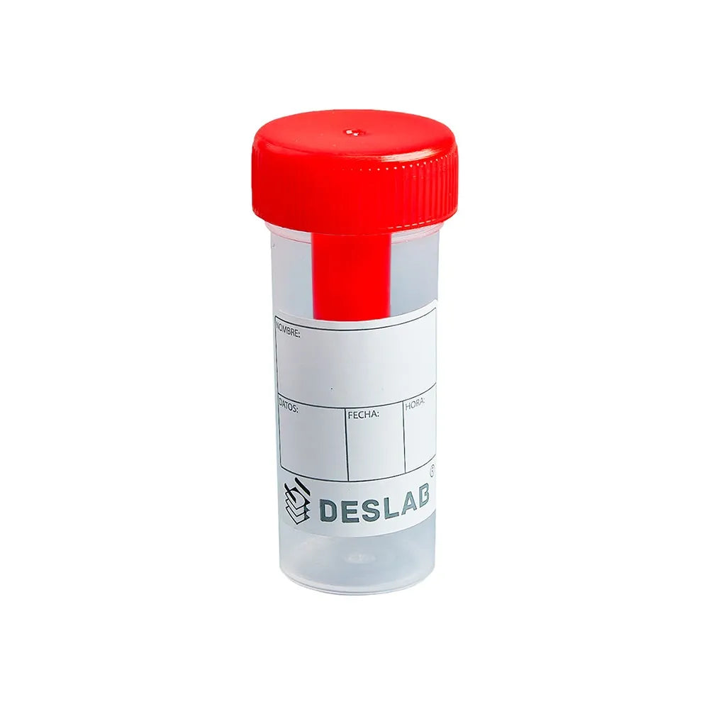 Colector con Espátula Parasitológico 30ml No Estéril