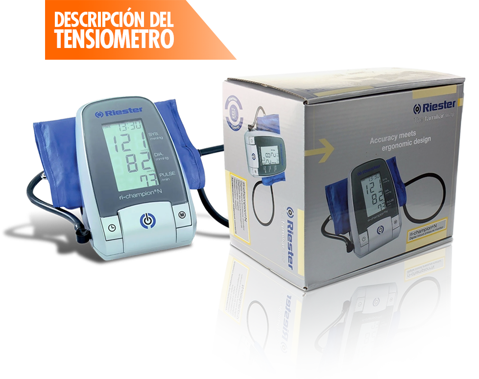 TENSIOMETRO DIGITAL ADULTO RI-CHAMPION 1725-145-RIESTER