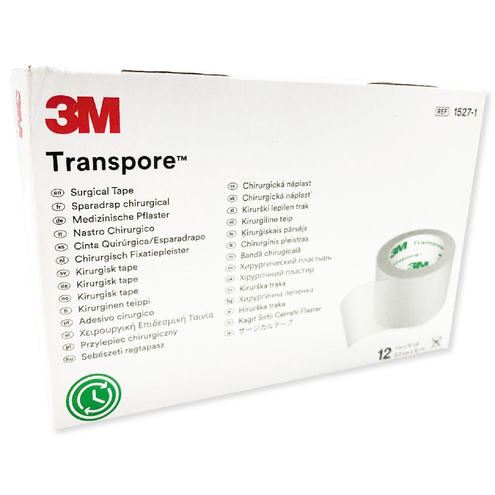 ESPARADRAPO TRANSPORE 1"x 10 YDS 3M - UND