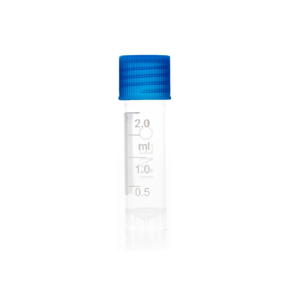 CRIOVIAL CON TAPA ROSCA NO ESTERIL DE 2 ML - TAPA AZUL ( BOLSA X 500 UND )