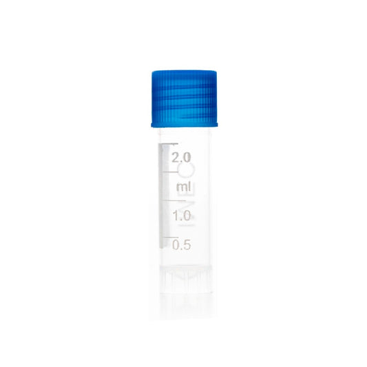 CRIOVIAL CON TAPA ROSCA NO ESTERIL DE 2 ML - TAPA AZUL ( BOLSA X 500 UND )