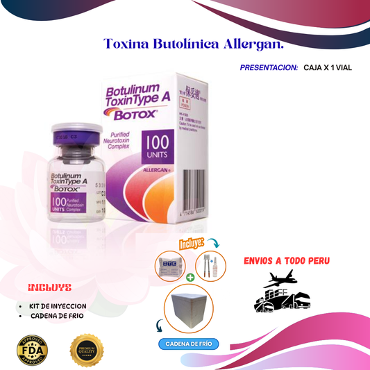 TOXINA BOTULINICA ALLERGAN 100 UI