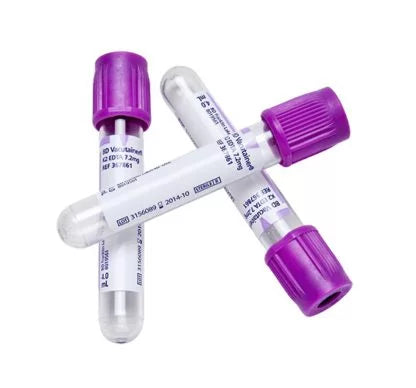 TUBO LILA 3.0 ML Paquete x 100 und
