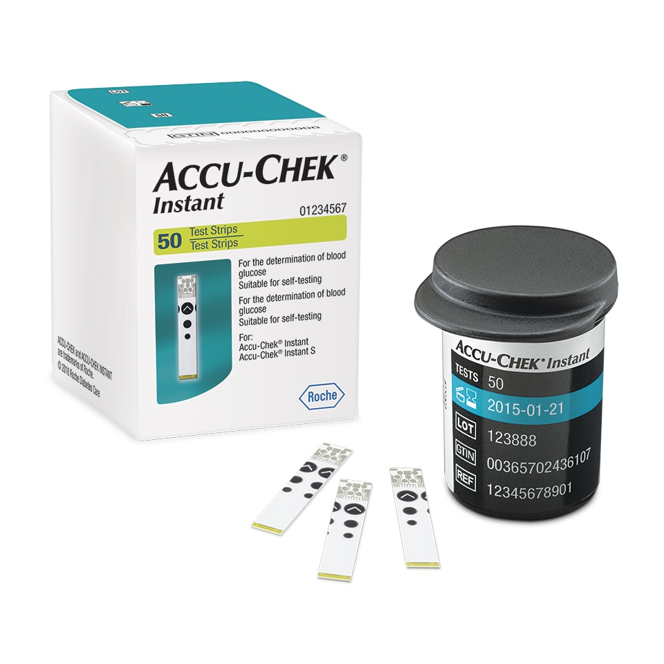 TIRAS REACTIVAS ACCUCHEK INSTAN
