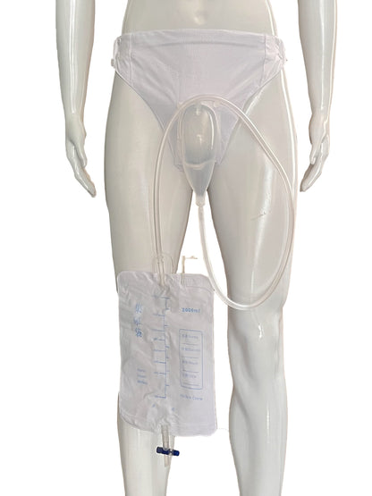 COLECTOR DE ORINA DE SILICONA REUTILIZABLE PARA HOMBRE - MUJER - ANCIANO