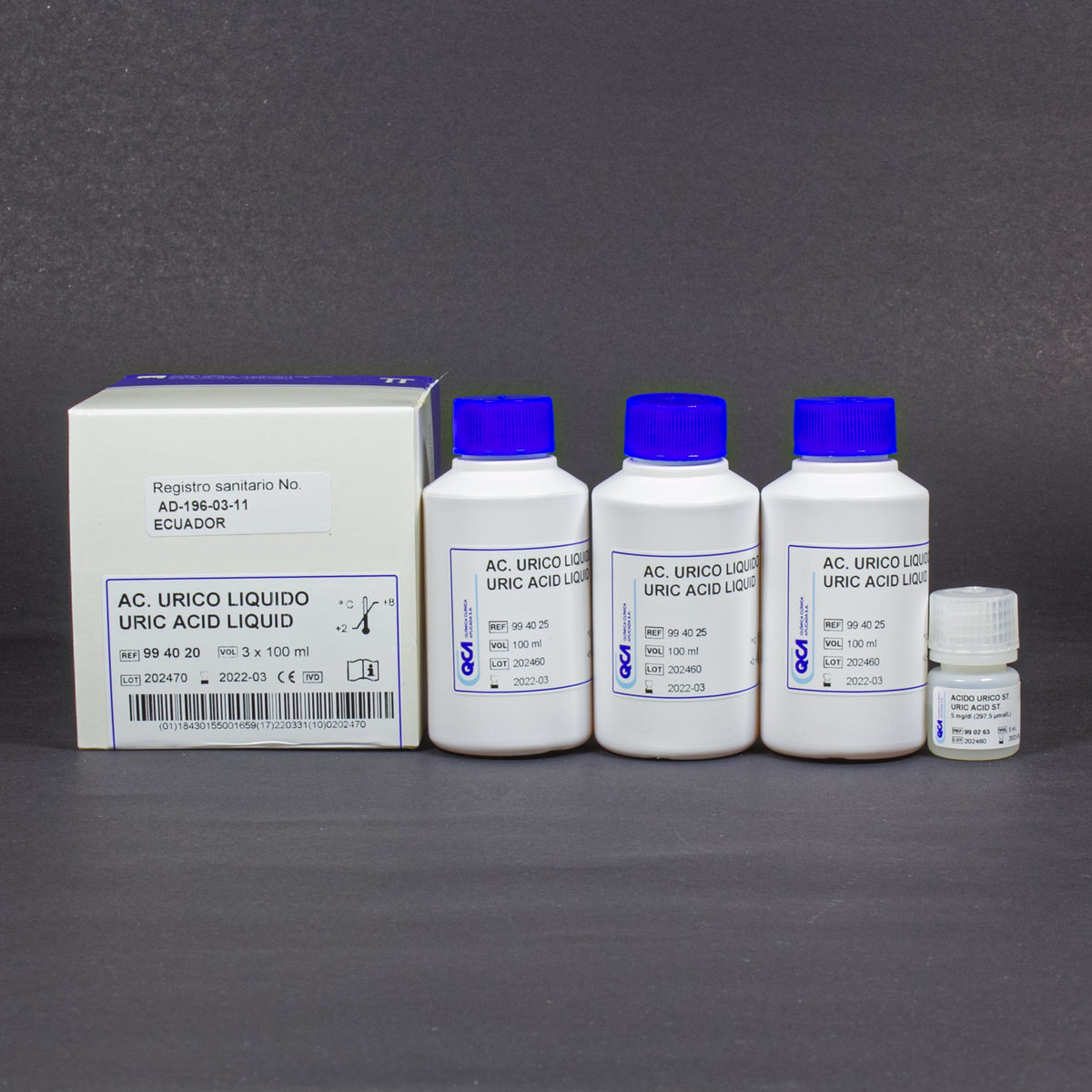 ACIDO URICO X 100 ML QCA ESPANA