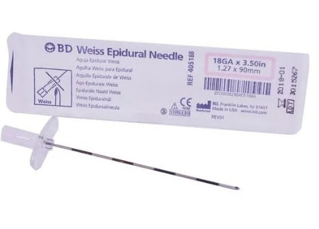 AGUJA ESPINAL N° 18G X 3 1/2