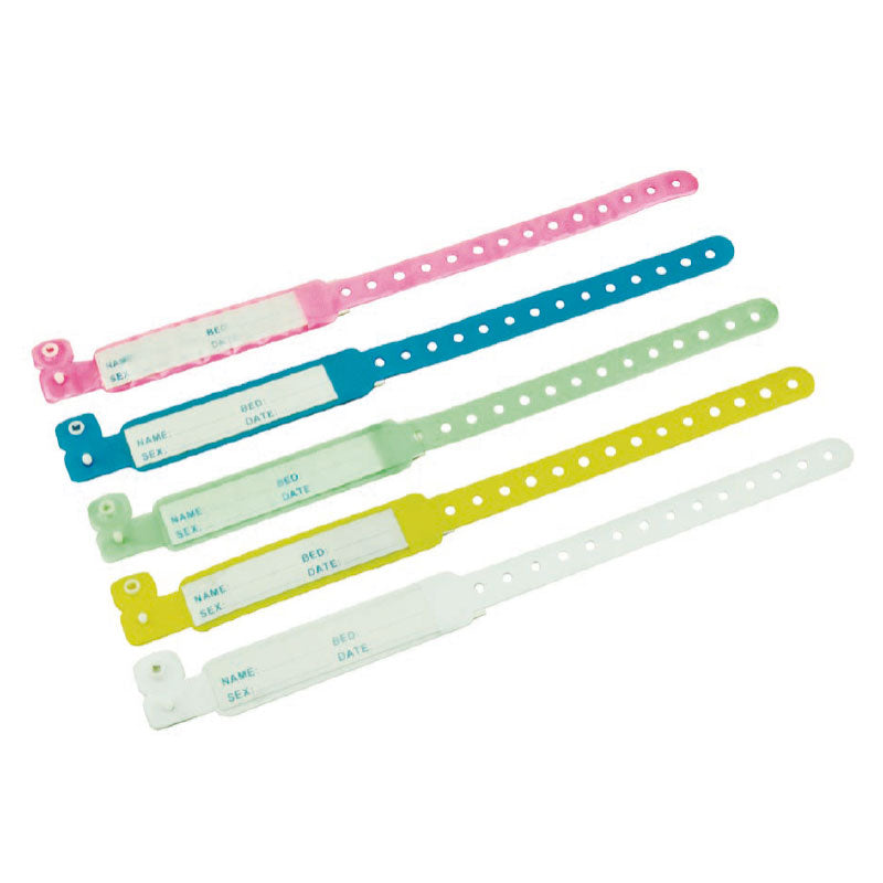 BRAZALETE DE IDENTIFICACION CAJA X 100 UNIDADES