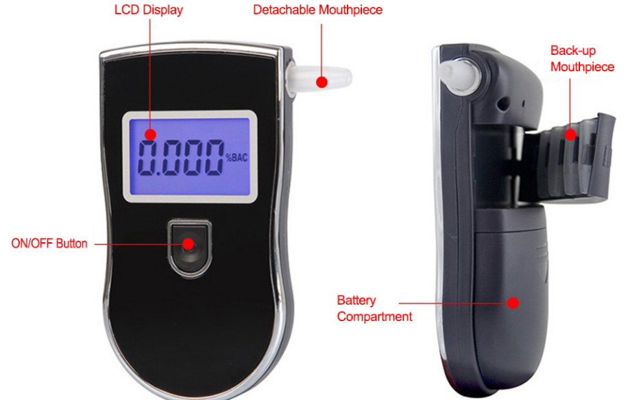 ALCOHOLIMETRO DIGITAL 1 pcs ICHINA .