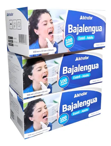 BAJALENGUA ESTERIL ADULTO- ALKOFARMA