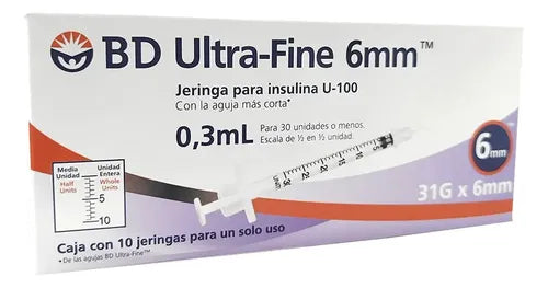 AGUJA DE INSULINA 0.3