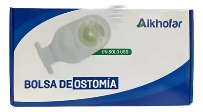 BOLSA DE OSTOMIA ALKHOFAR DE 1 SOLA PIEZA X 30 UNID