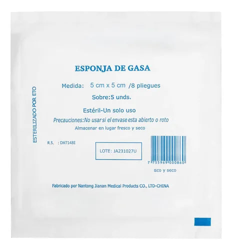 GASA 5 X 5 IRSA CAJA X 50 SOBRES