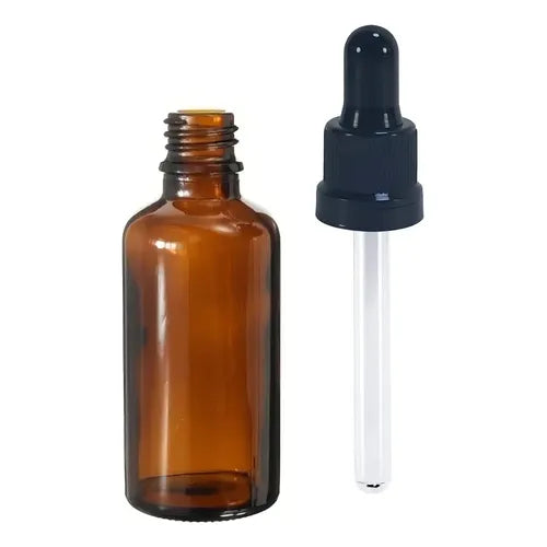 BOTELLA DE AMBAR CUENTA GOTAS - VIDRIO