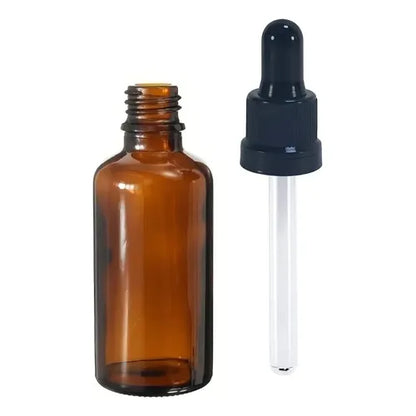 BOTELLA DE AMBAR CUENTA GOTAS - VIDRIO