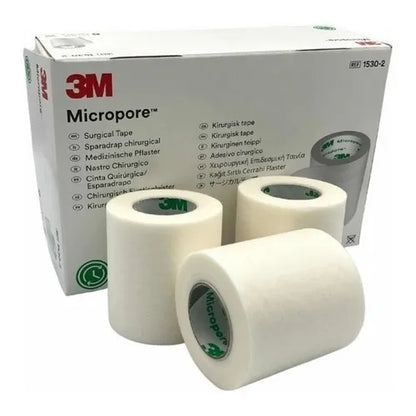 ESPARADRAPO MICROPORE PAPEL POR CAJA Y UNID