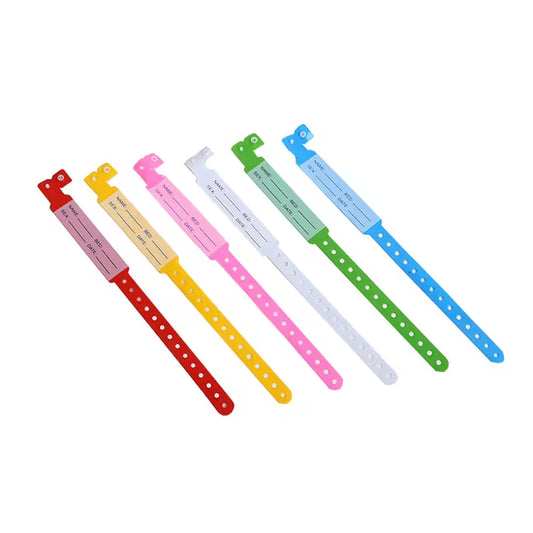 BRAZALETE DE IDENTIFICACION CAJA X 100 UNIDADES