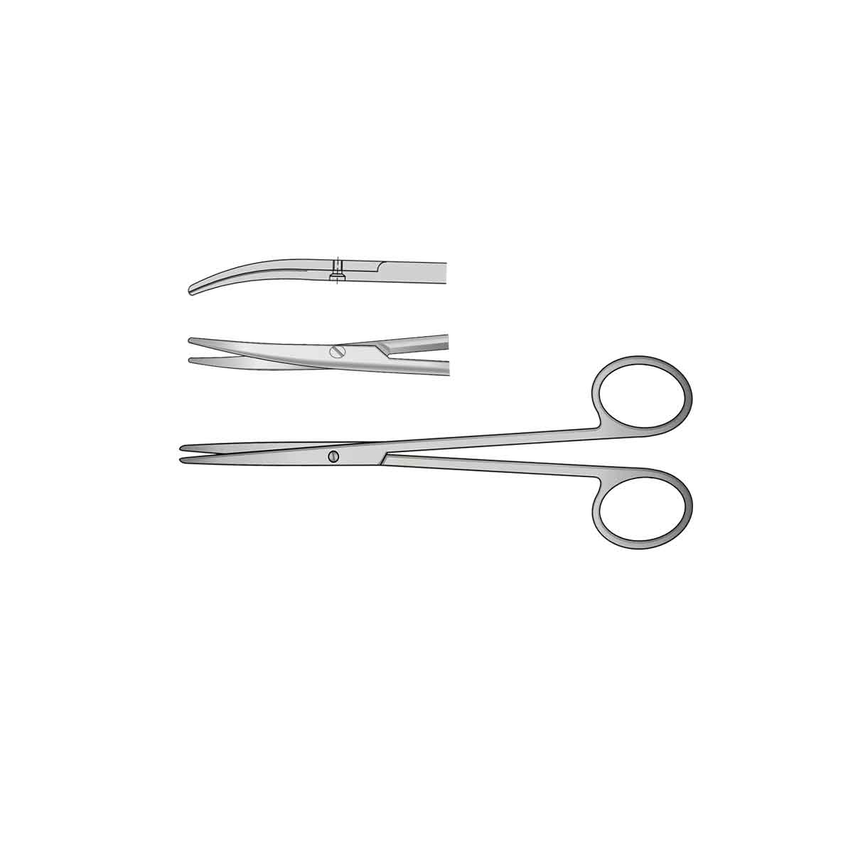 TIJERA METZEMBAU RECTA 13CM SURGICAL