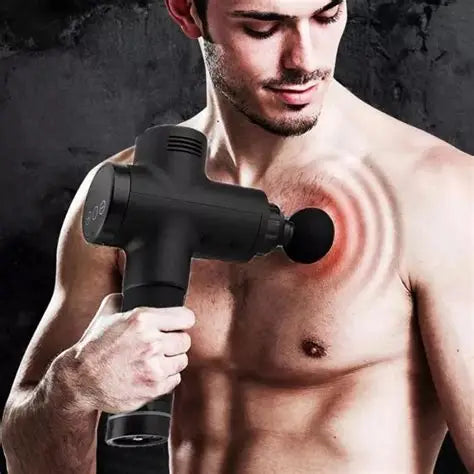 PISTOLA DE MASAJE MUSCULAR DIGITAL REHABILITACIÓN DE TEJIDO - MALETA