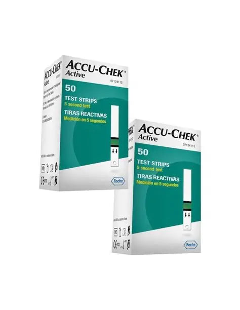 TIRAS REACTIVAS ACCUCHEK ACTIVE