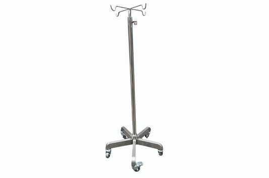 PORTA SUERO METALICO RODABLE (M-105)
