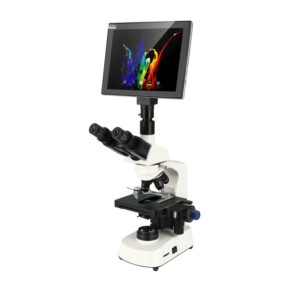 MICROSCOPIO TRINOCULAR DIGITAL CON LCD DE 7"