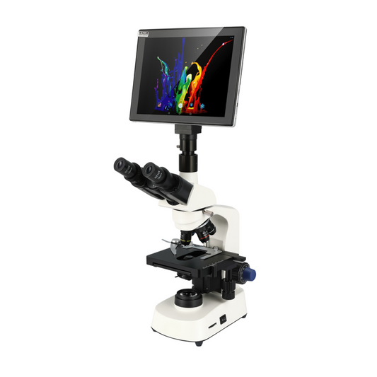 MICROSCOPIO TRINOCULAR DIGITAL CON LCD DE 7"