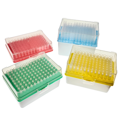 RACK CON PUNTERAS DE MICROPIPETA
