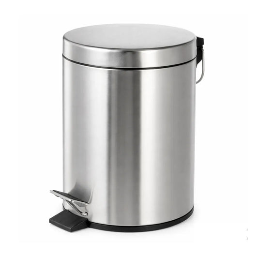 CUBO - TACHO DE ACERO INOXIDABLE BRILLANTE