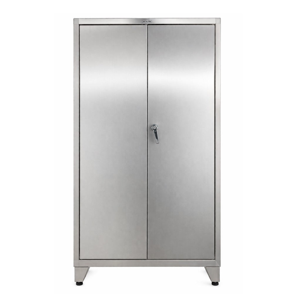 ARMARIO DE DOS PUERTAS EN ACERO INOXIDABLE AISI CALIDAD 304-2B (M-131)