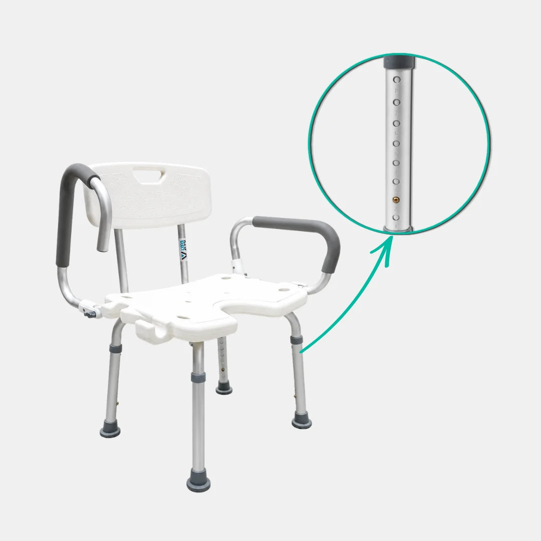 SILLA DE DUCHA CON BRAZO