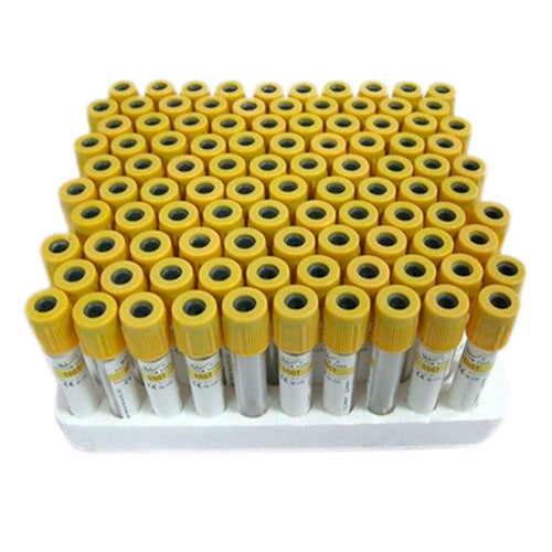 TUBO AMARILLA 6 ML Paquete x 100 und