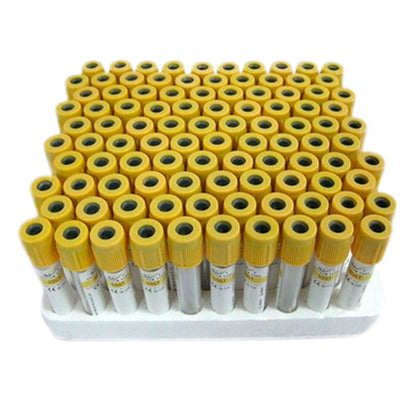 TUBO AMARILLA 6 ML Paquete x 100 und